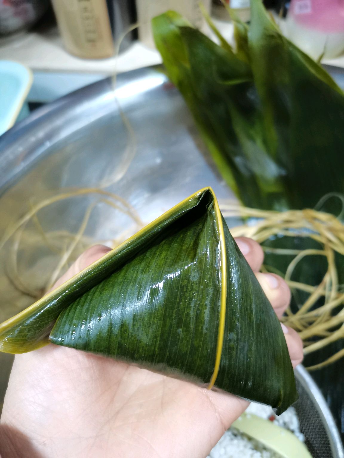 素粽子--红豆蜜枣粽