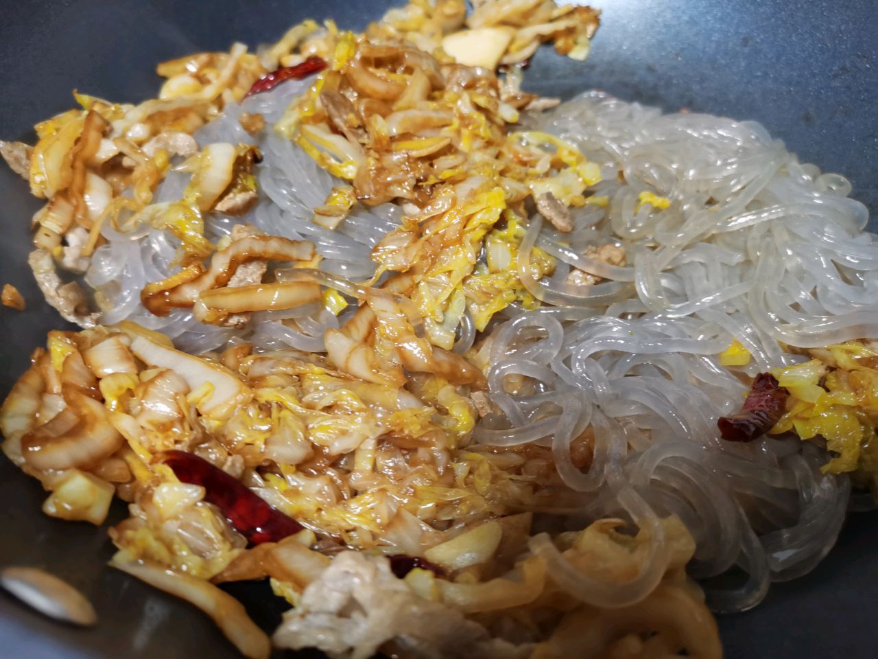 酸菜炒粉条