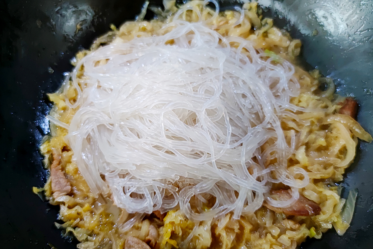 酸菜炒粉条