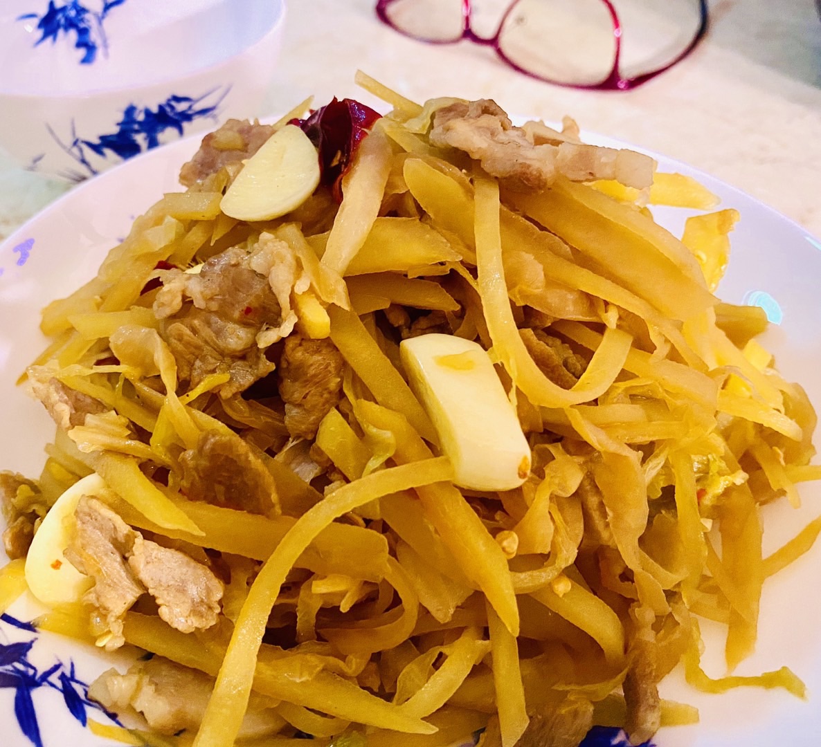 酸菜炒土豆丝