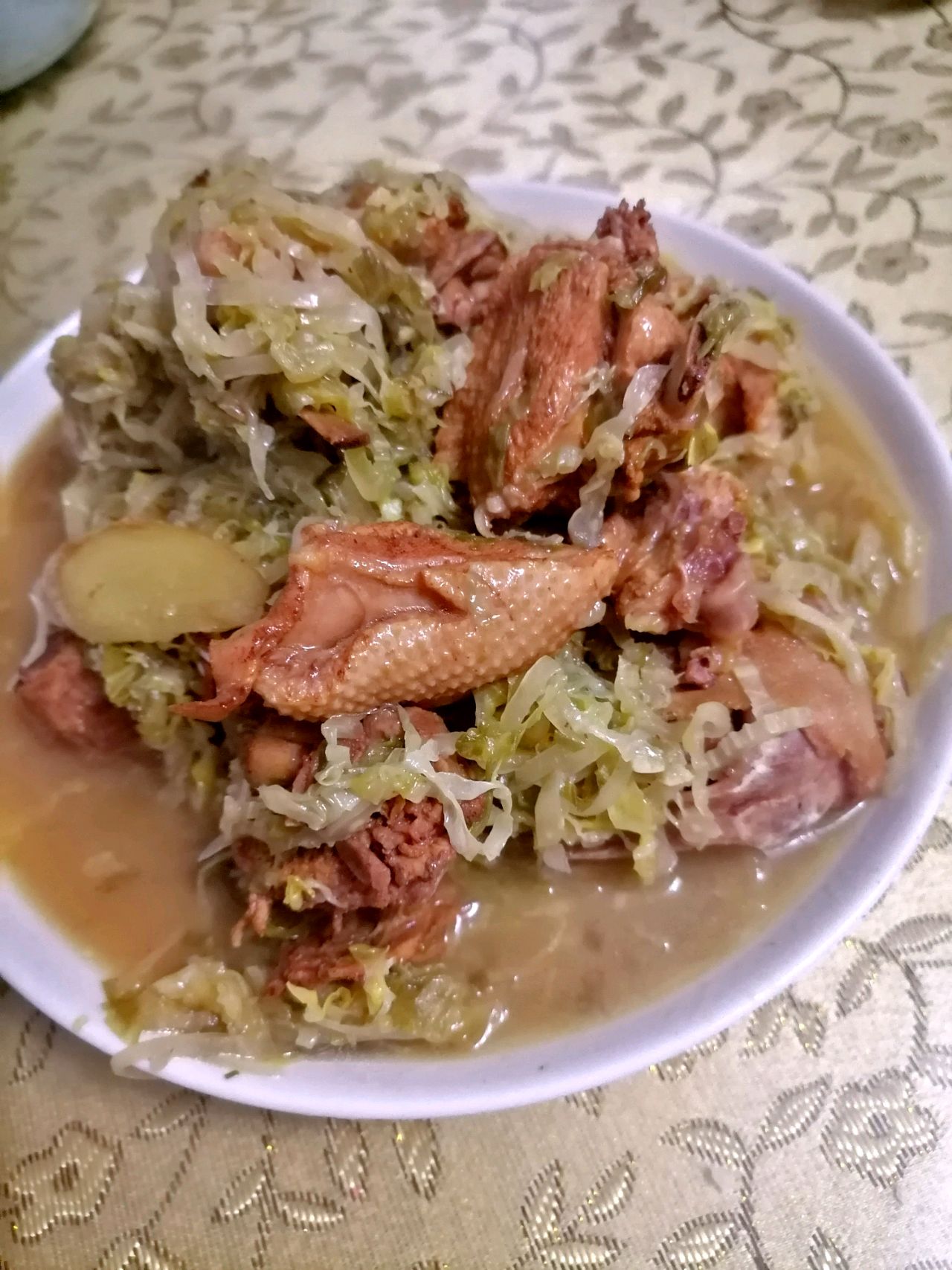 酸菜炖大鹅（炖非洲雁）~东北冬季家常菜