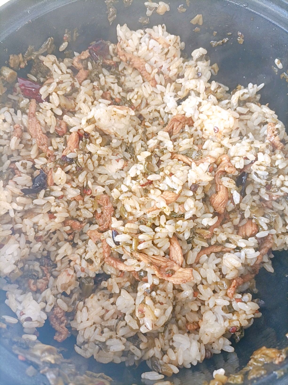 酸菜肉丝饭