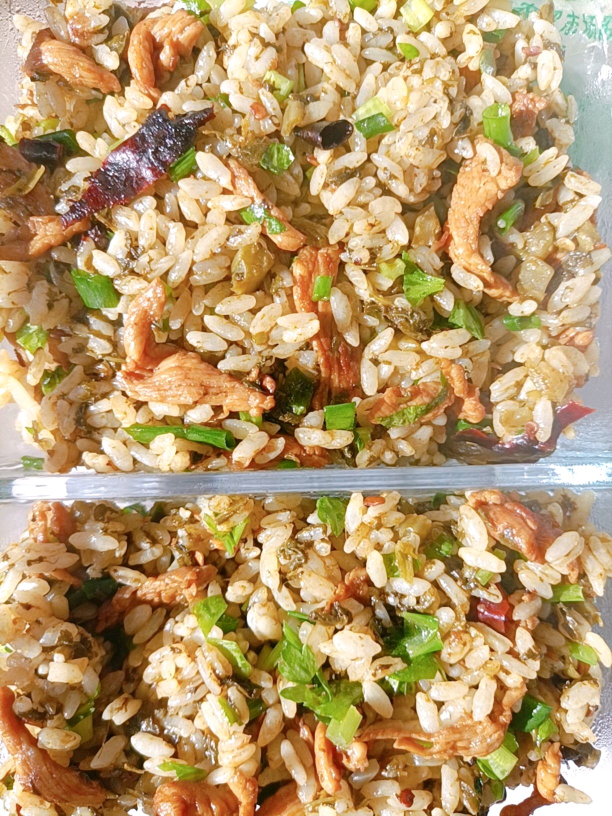 酸菜肉丝饭