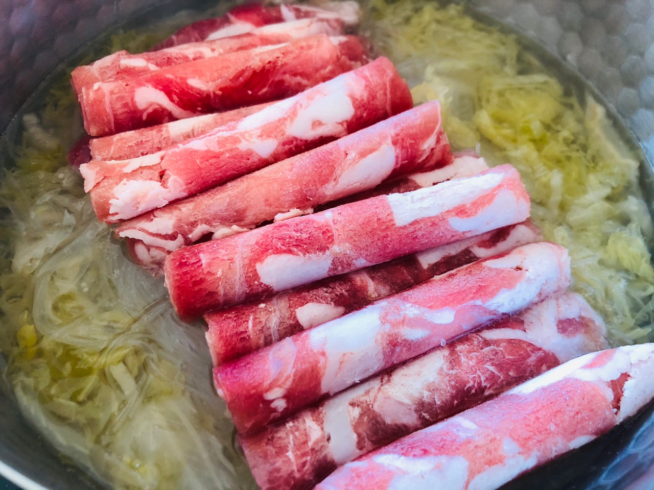 酸菜羊肉