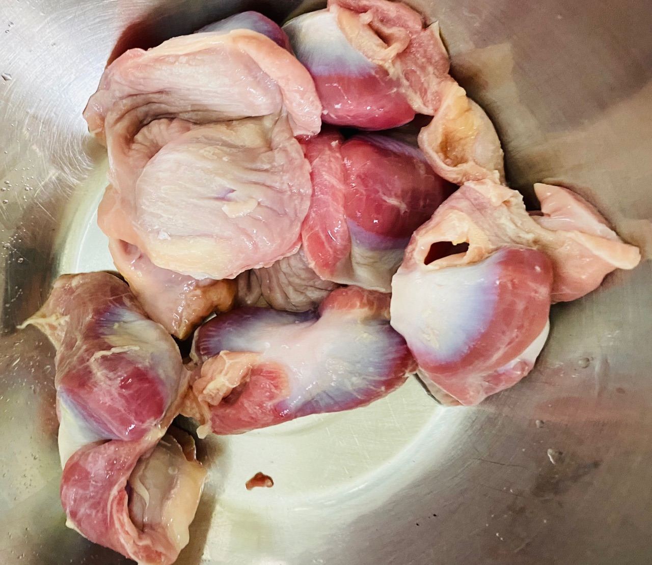 酸豆角炒鸡胗