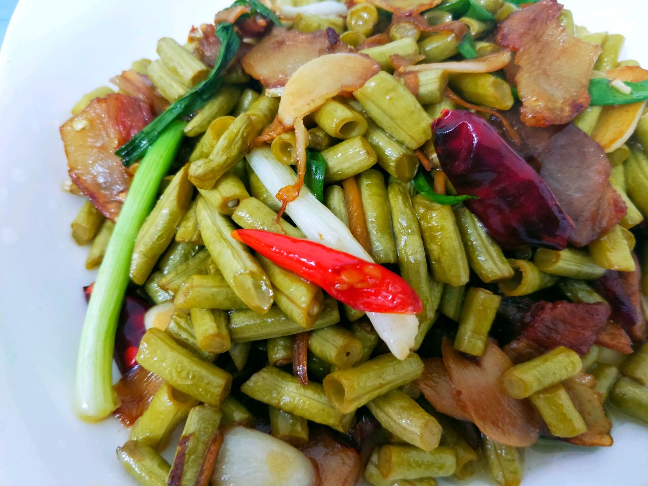 酸豆角炒肉