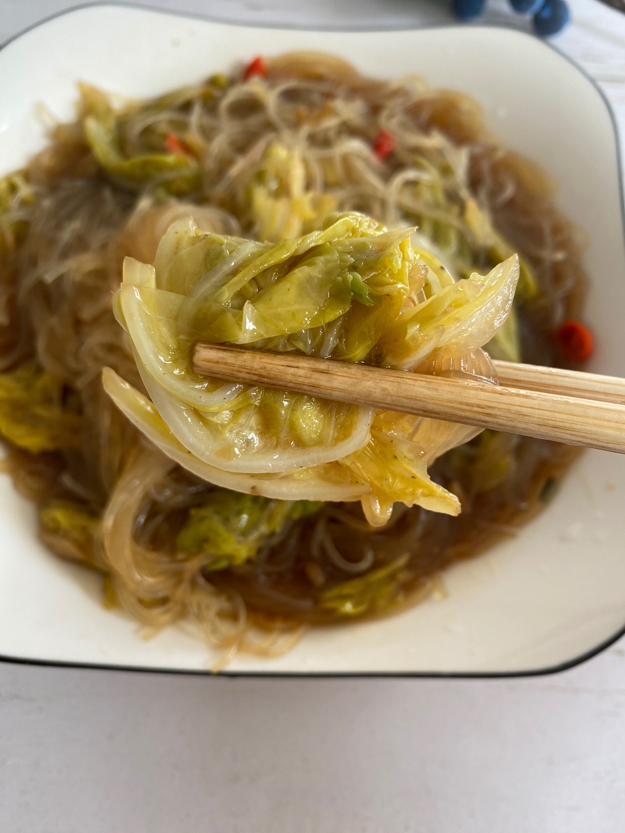 酸辣白菜粉丝
