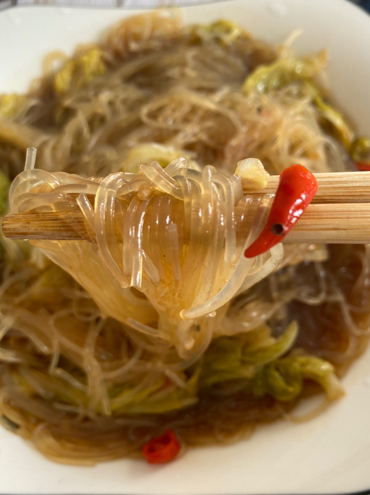 酸辣白菜粉丝