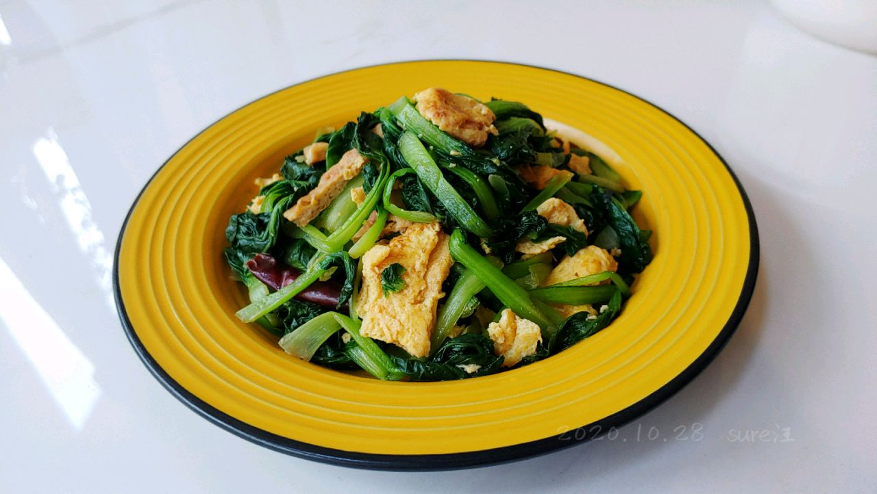 蒜辣豆干乌塌菜