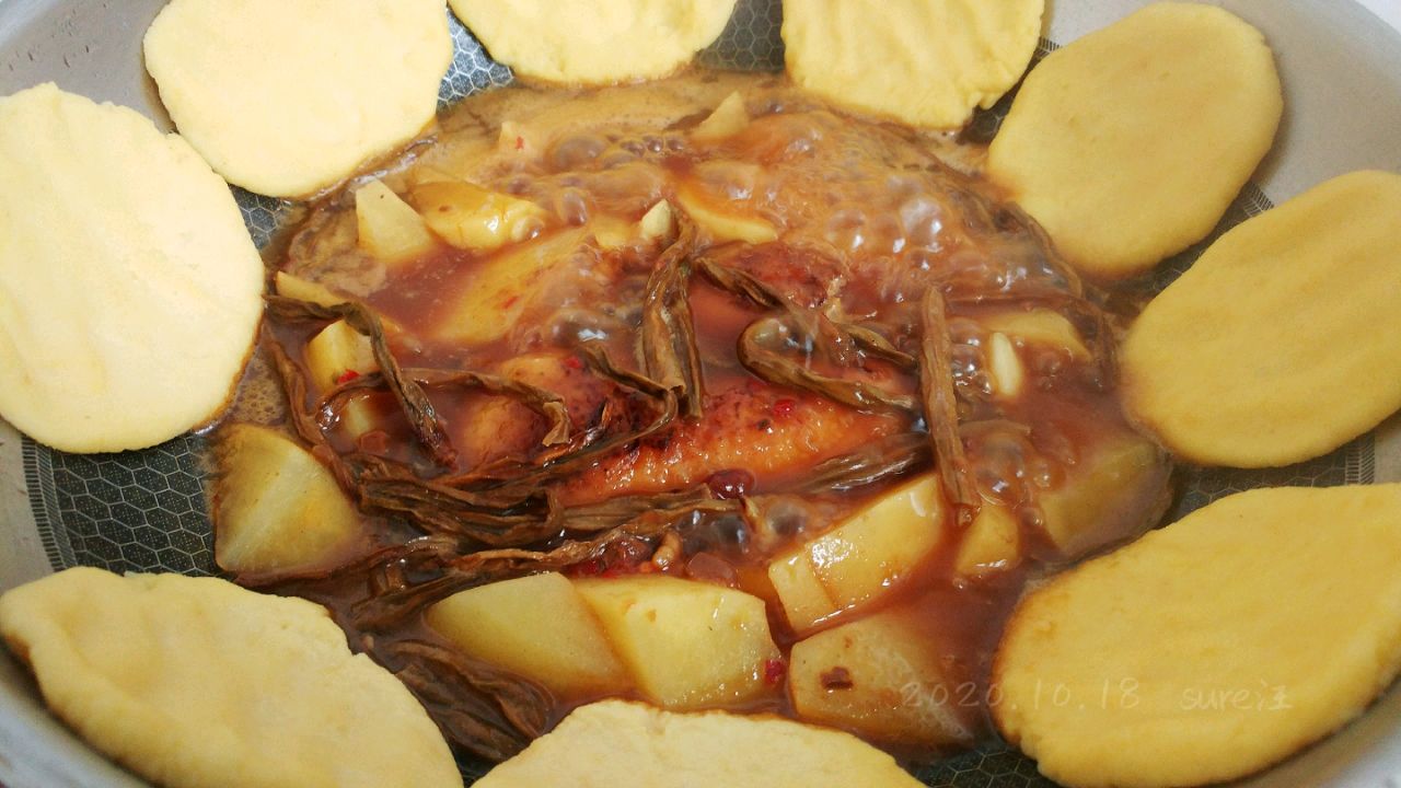 蒜辣蚝香土豆鱼