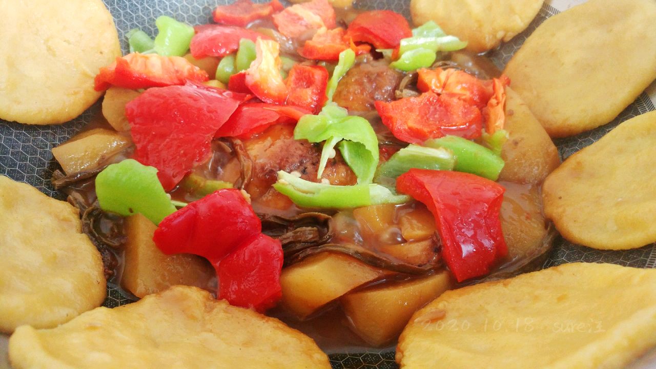 蒜辣蚝香土豆鱼