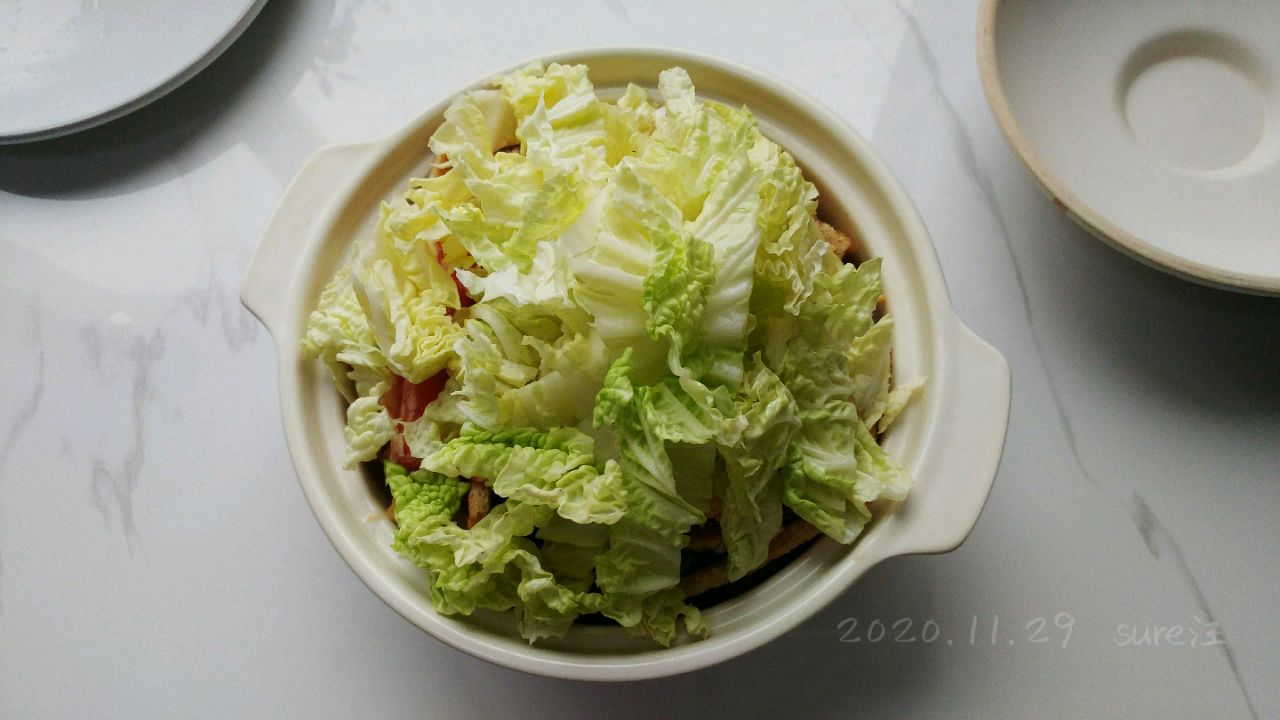 蒜辣酱焖白菜锅