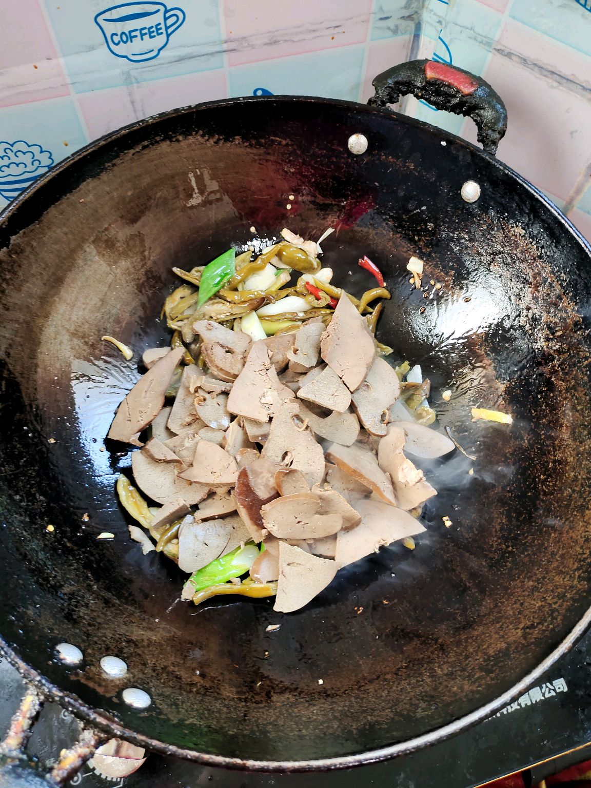 酸辣椒爆羊肝