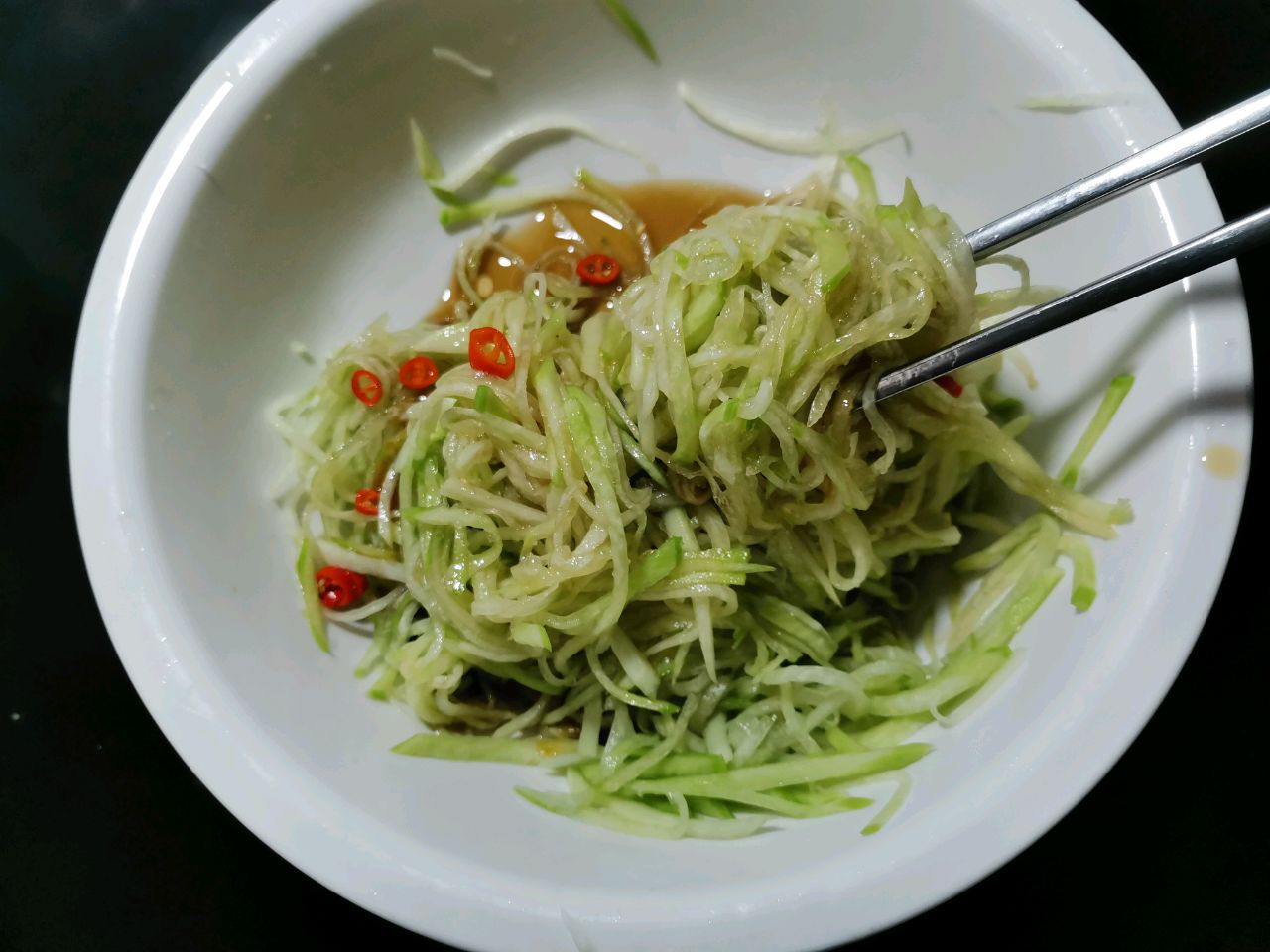 酸辣萝卜丝，开胃下饭菜