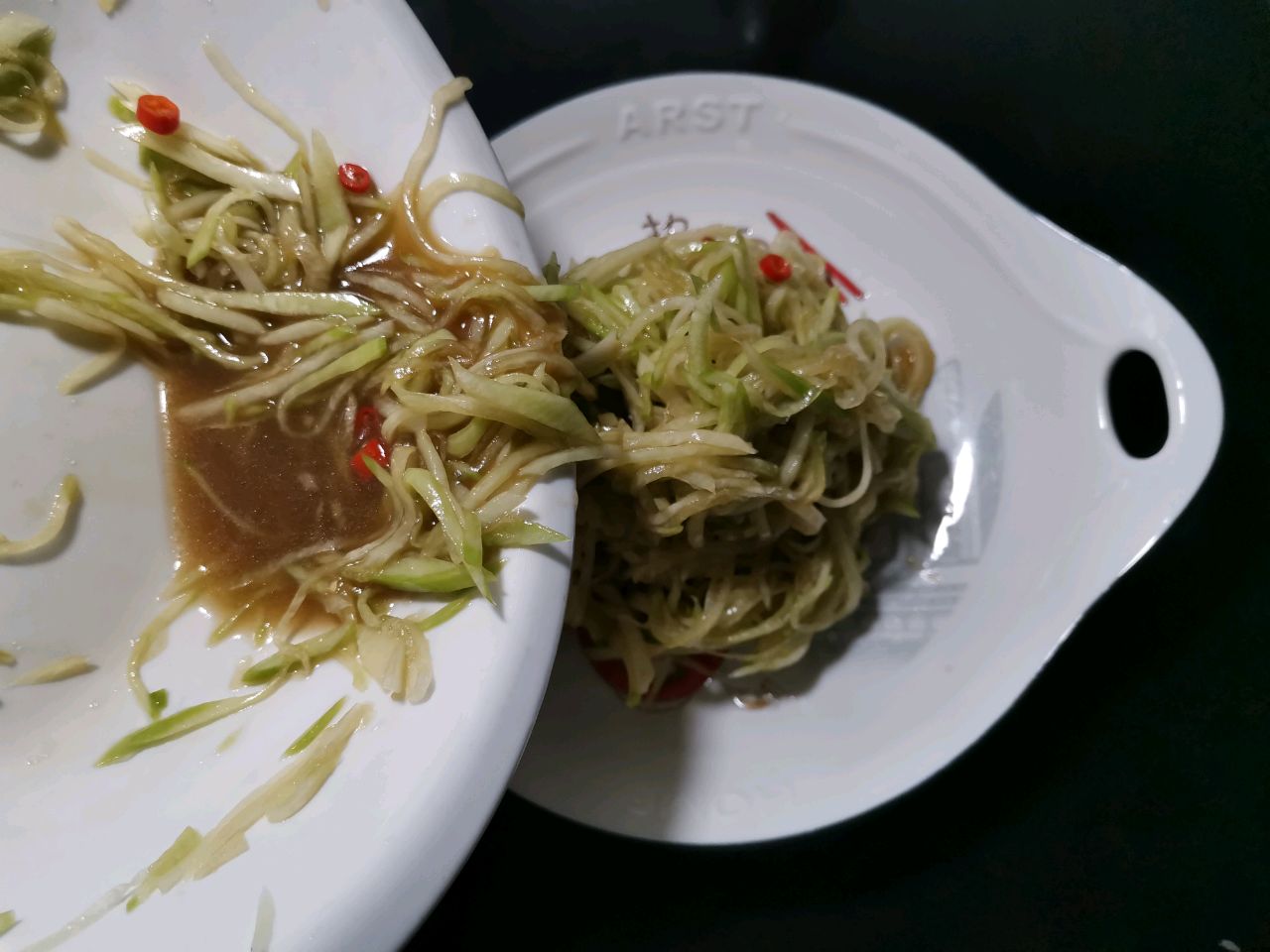 酸辣萝卜丝，开胃下饭菜