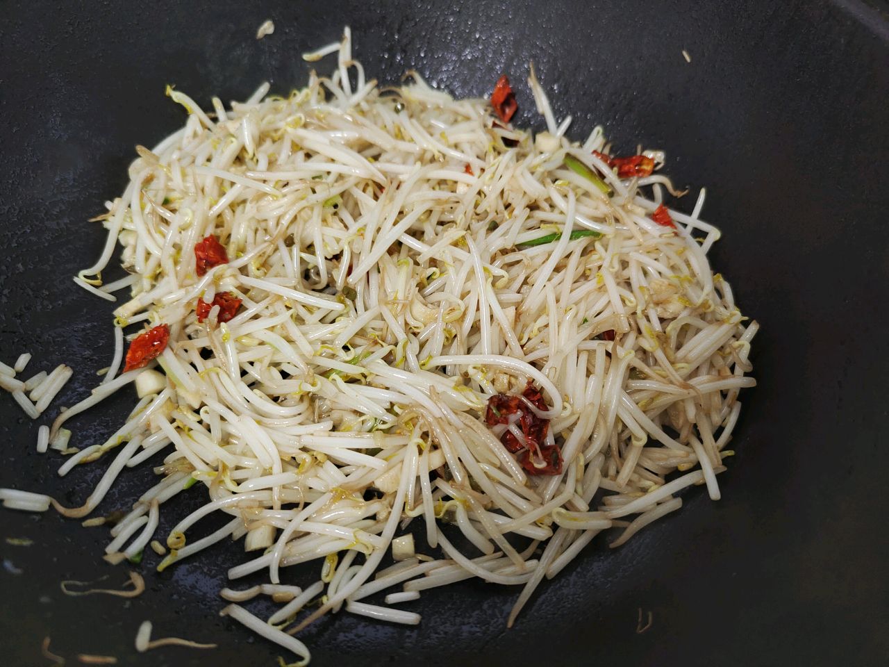 酸辣绿豆芽
