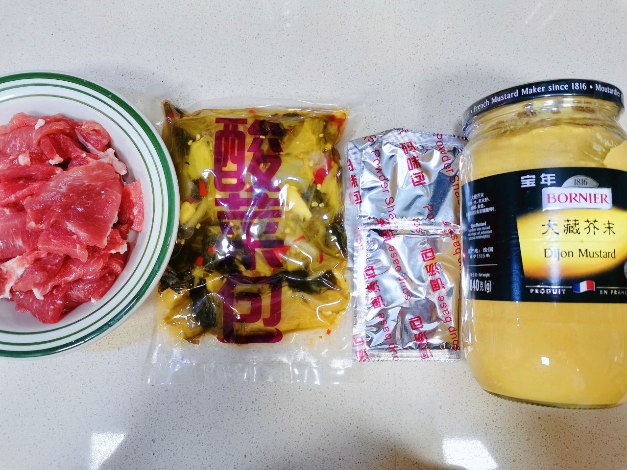 酸辣鲜香 酸菜肉片