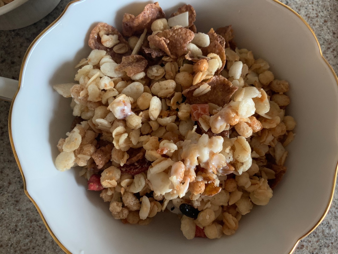 酸奶麦片水果碗+香妃柚芒果奶昔