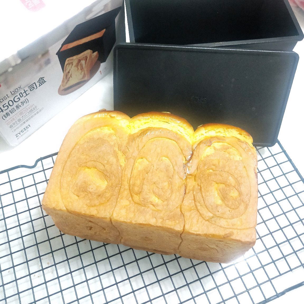 酸奶南瓜拉丝土司