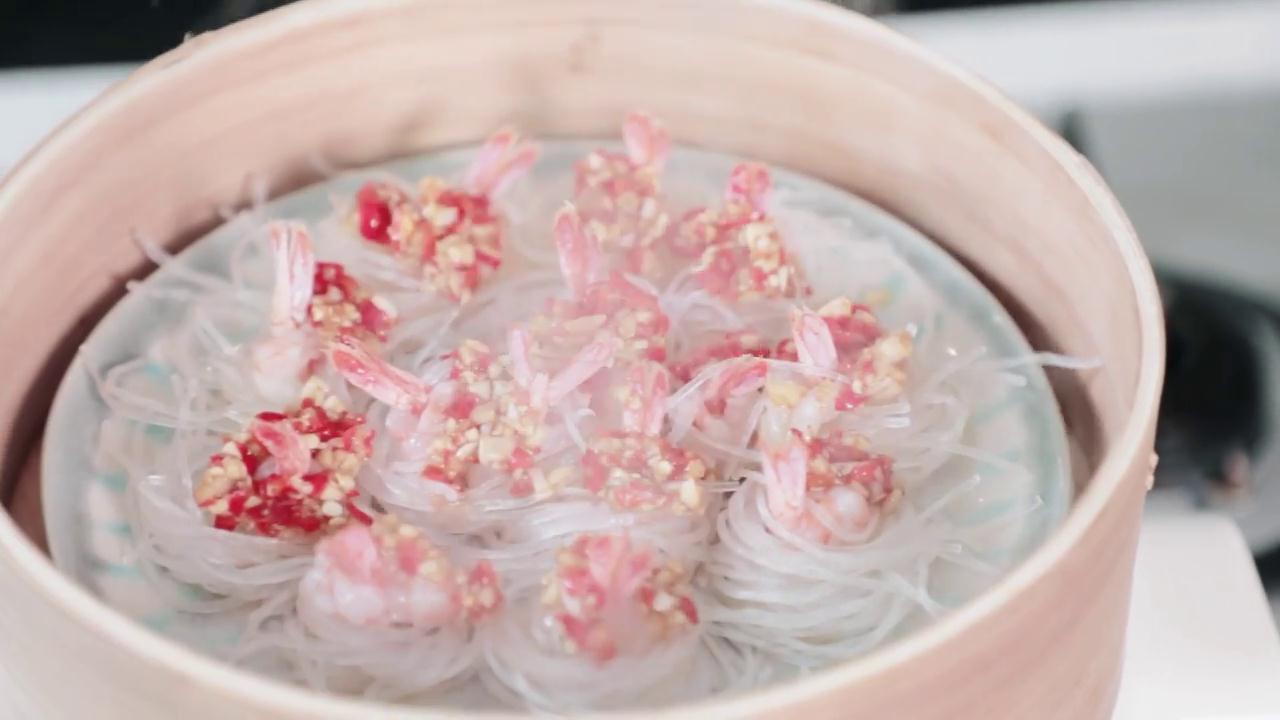 蒜蓉粉丝蒸加拿大北极虾