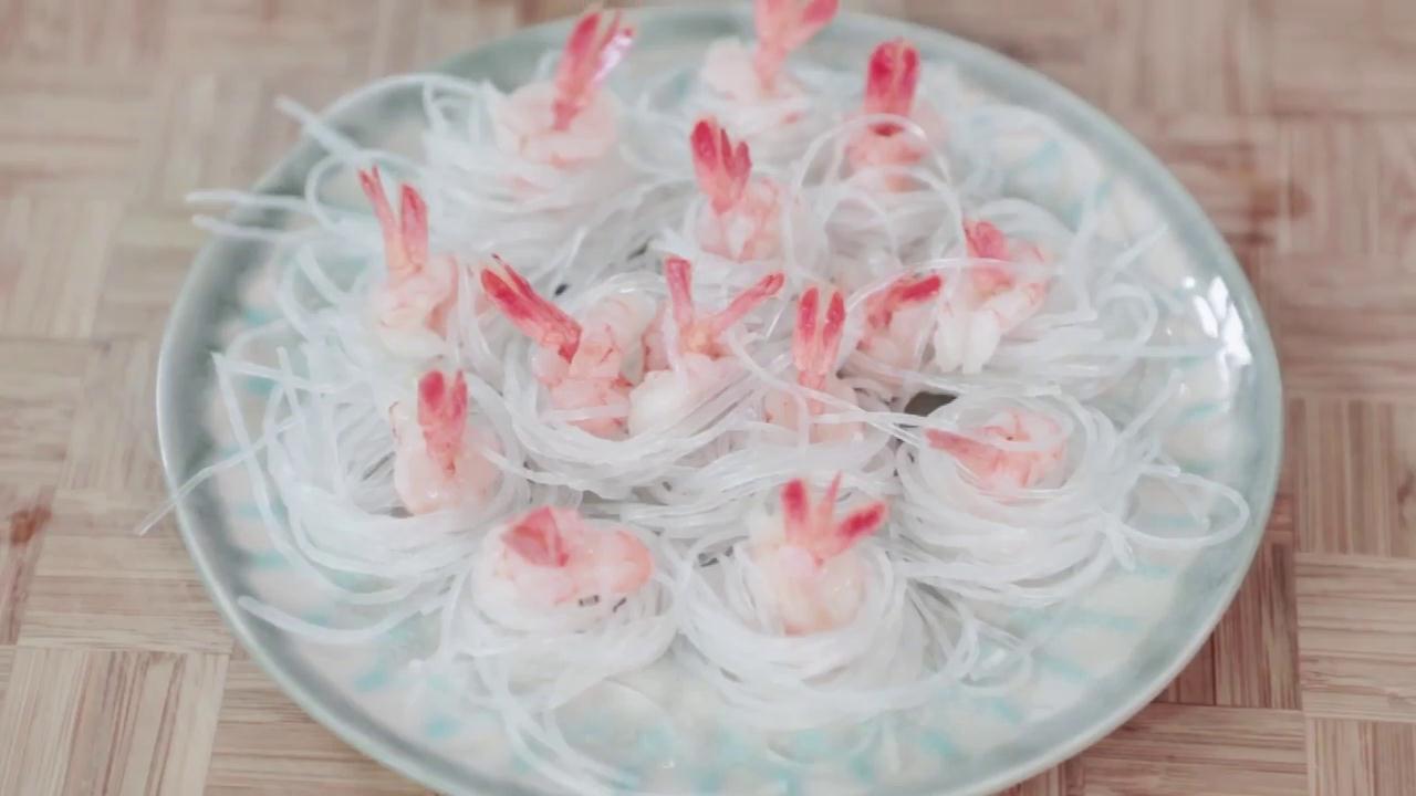 蒜蓉粉丝蒸加拿大北极虾