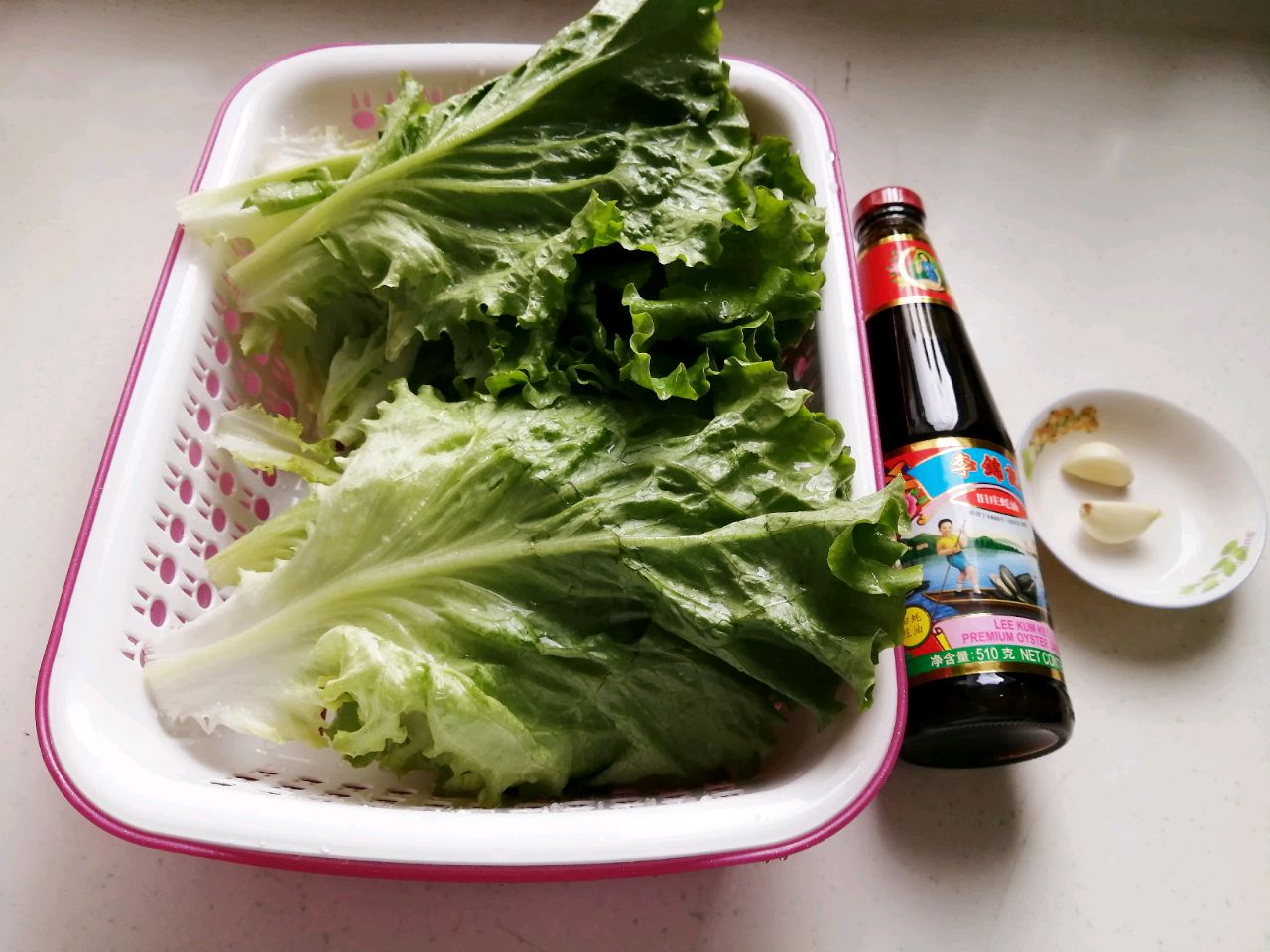 蒜蓉蚝汁生菜