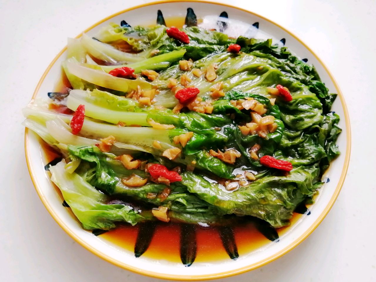 蒜蓉蚝汁生菜