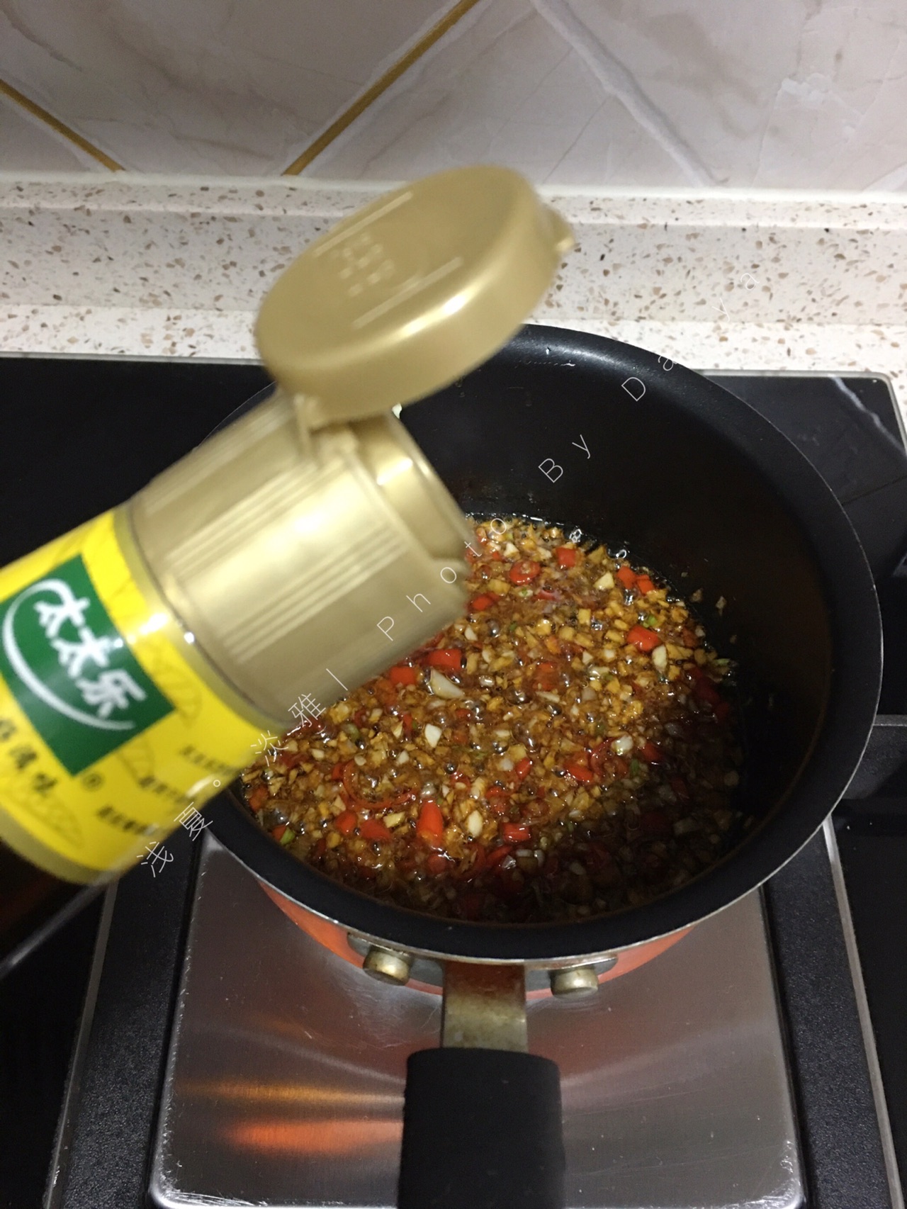 蒜蓉金针菇白菜