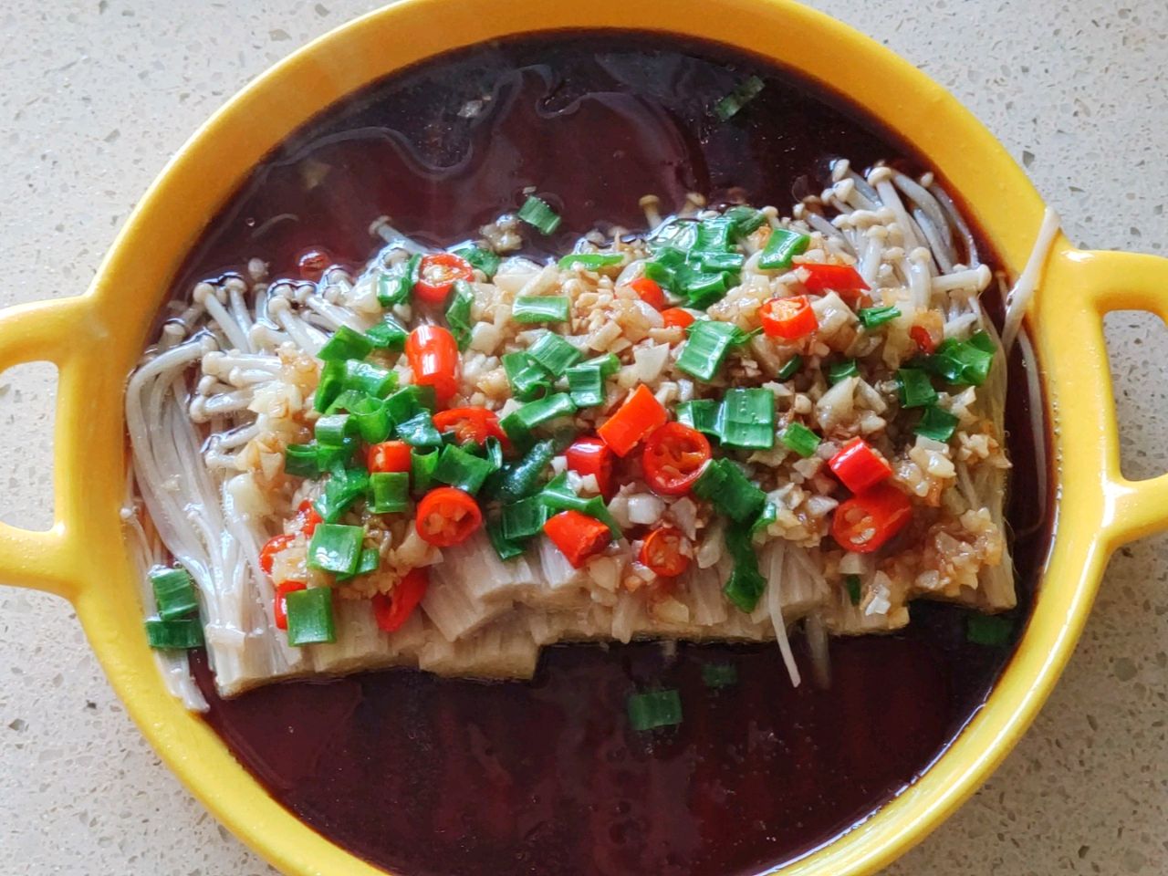 蒜蓉清蒸金针菇