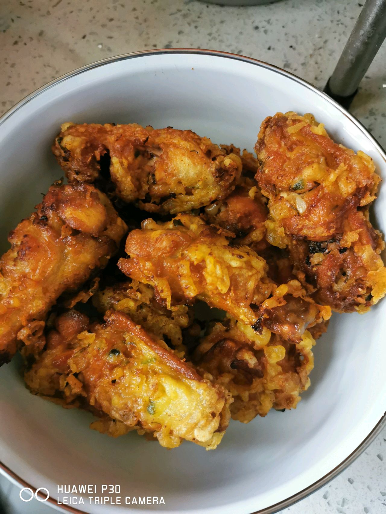 蒜蓉炸鸡翅（鸡腿）