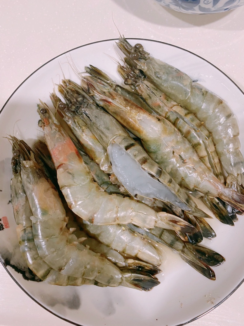 蒜蓉蒸大虾
