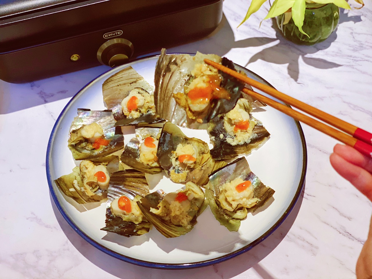蒜蓉蒸扇贝