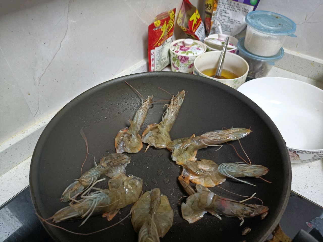 蒜蓉蒸虾