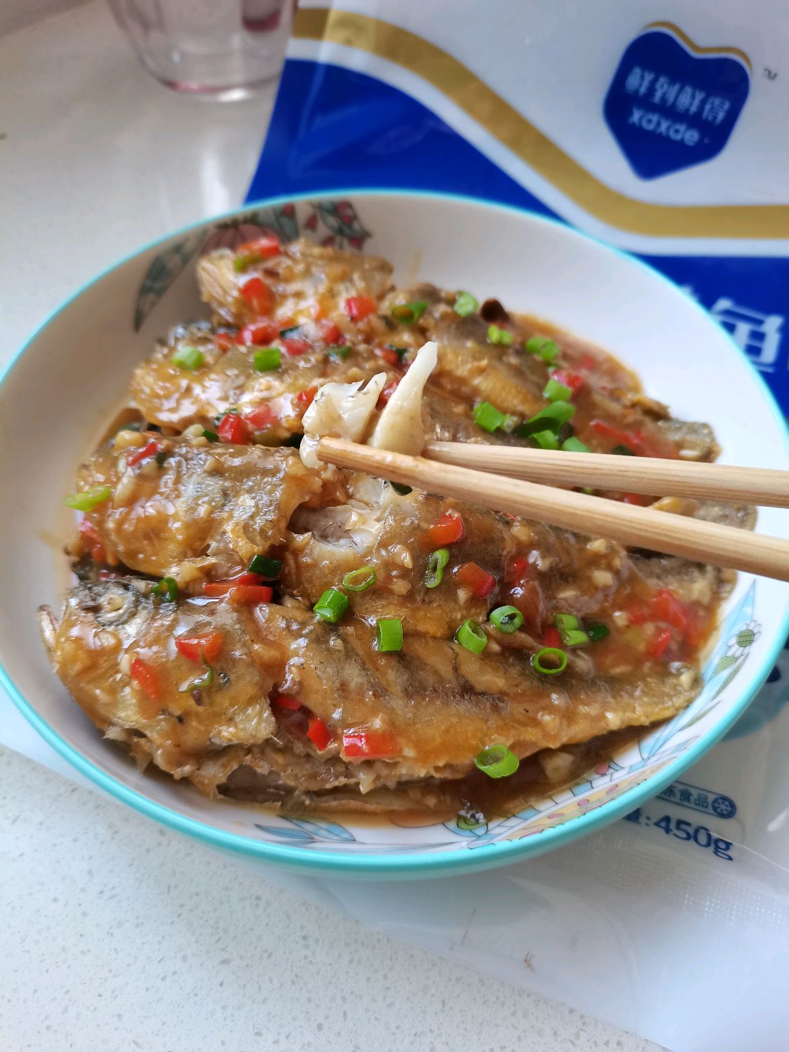 蒜烧小黄花鱼