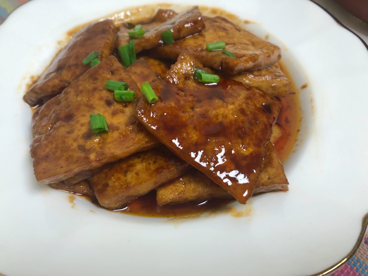 酸酸甜甜老豆腐
