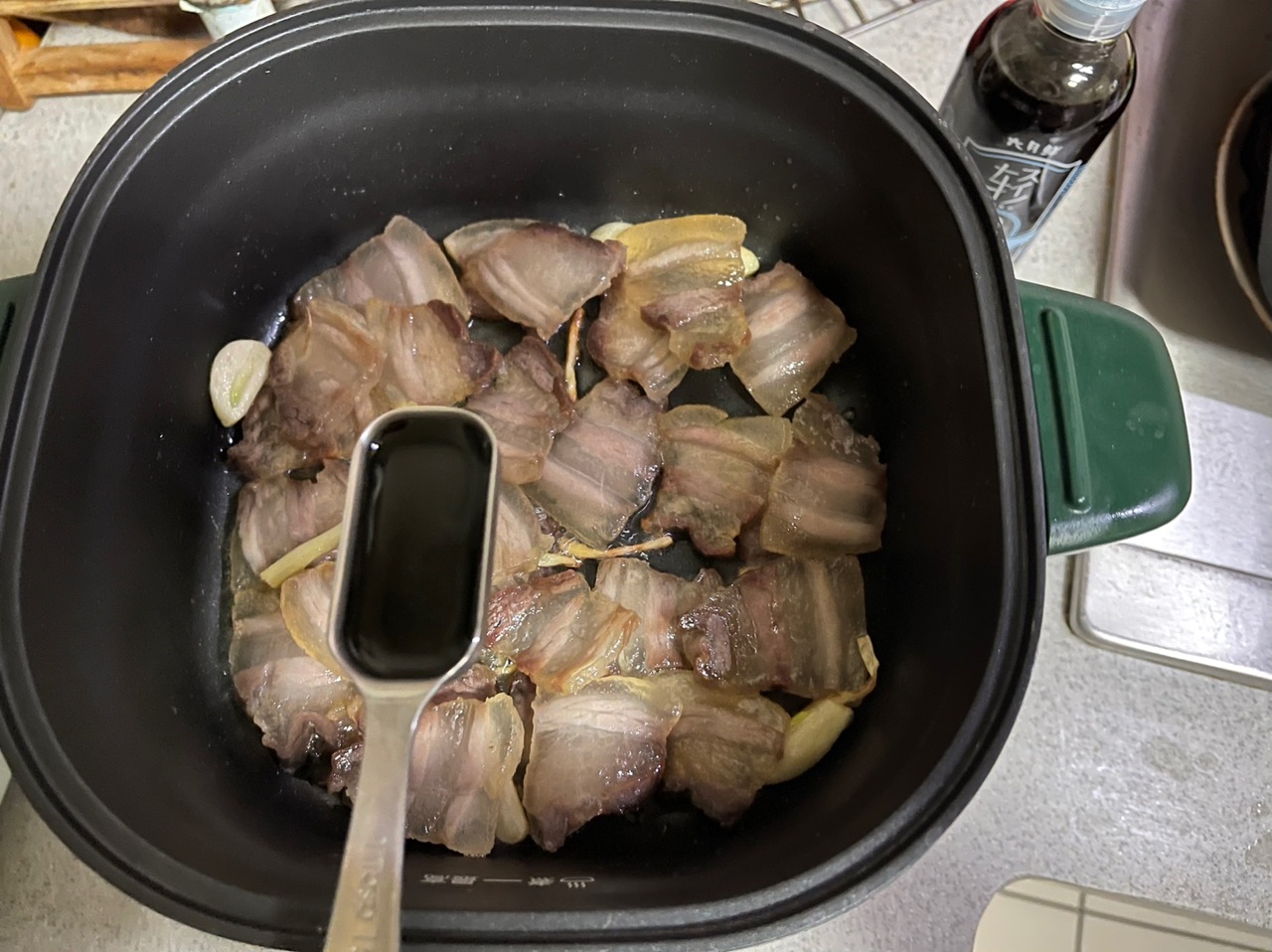 蒜苔炒腊肉