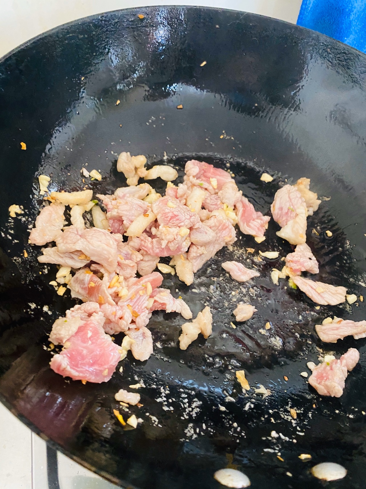 蒜苔炒肉