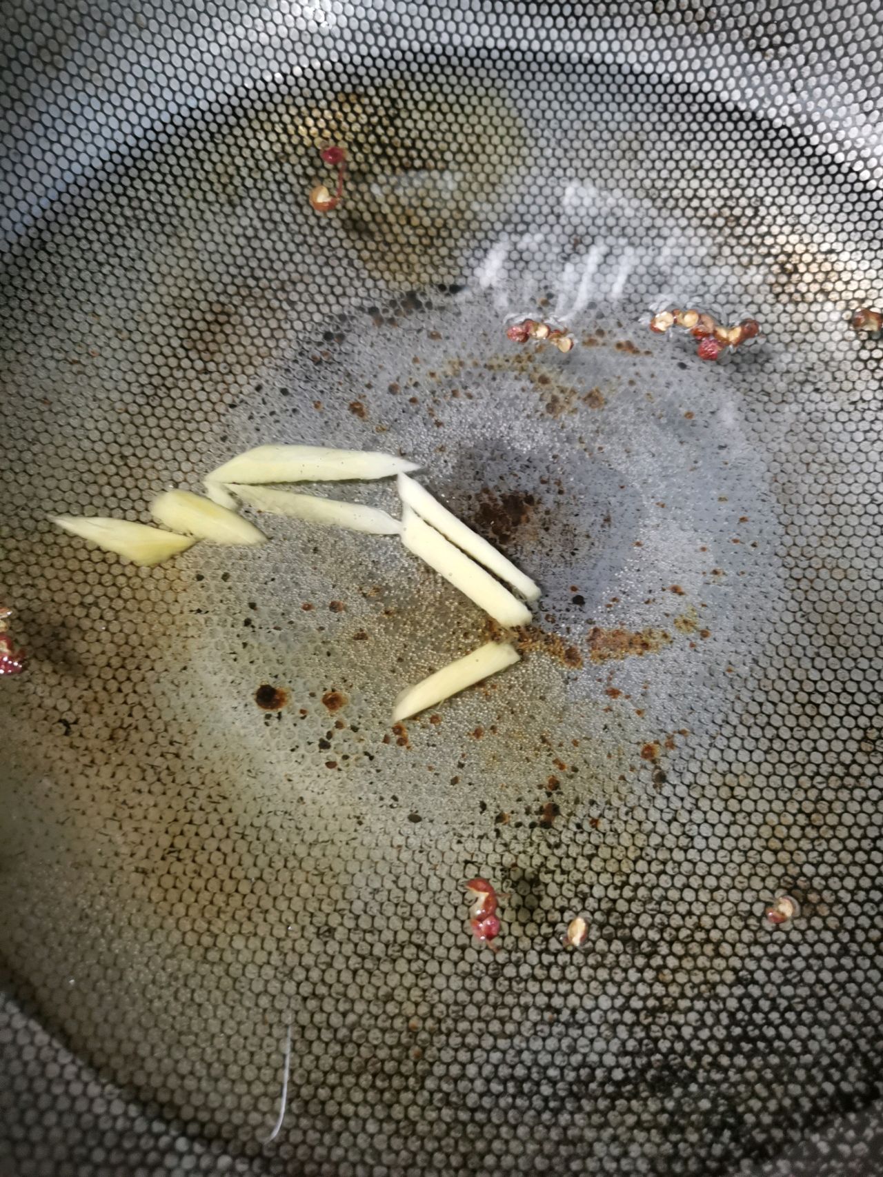 蒜苔炒掌中宝