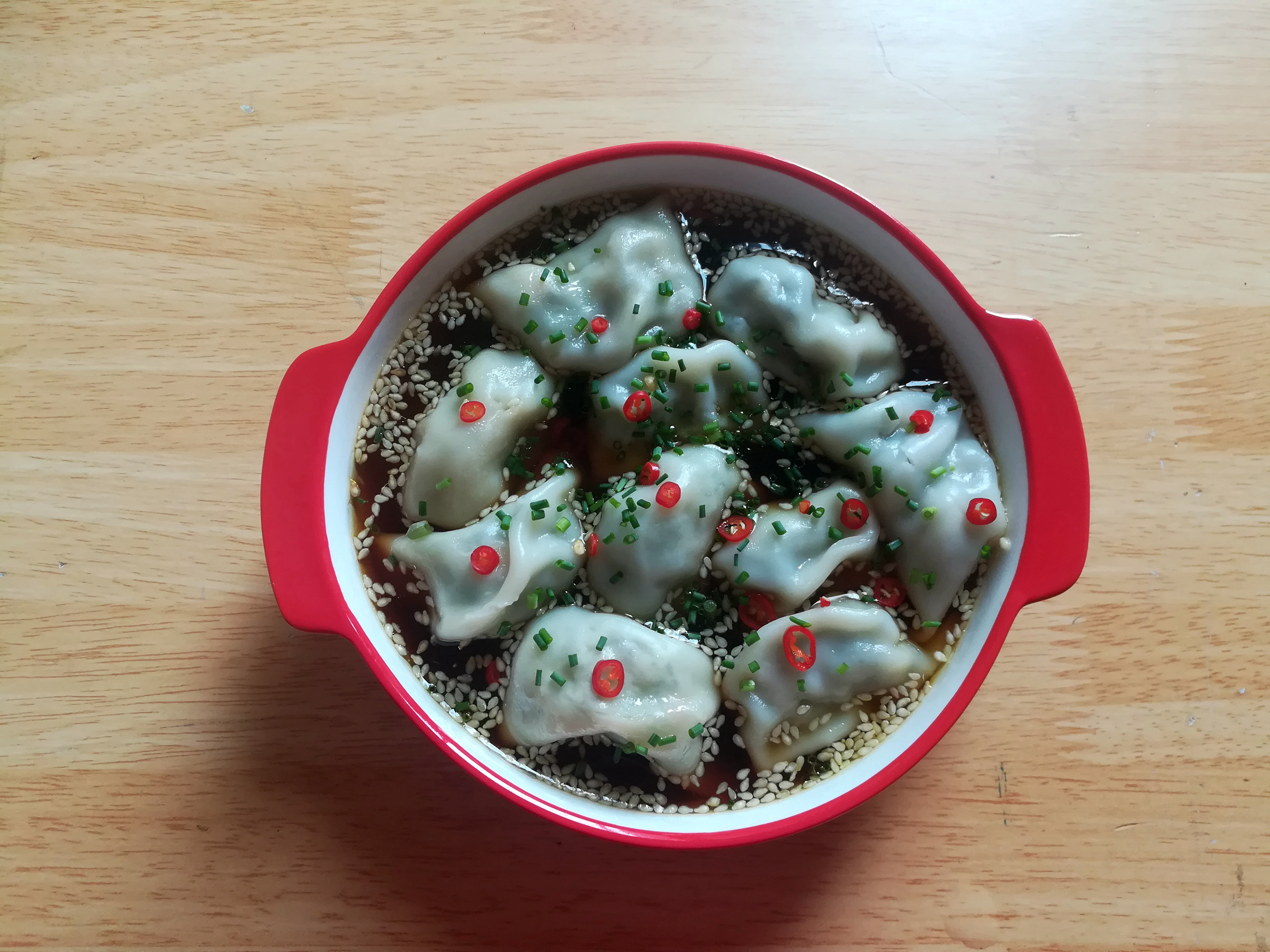 酸汤水饺