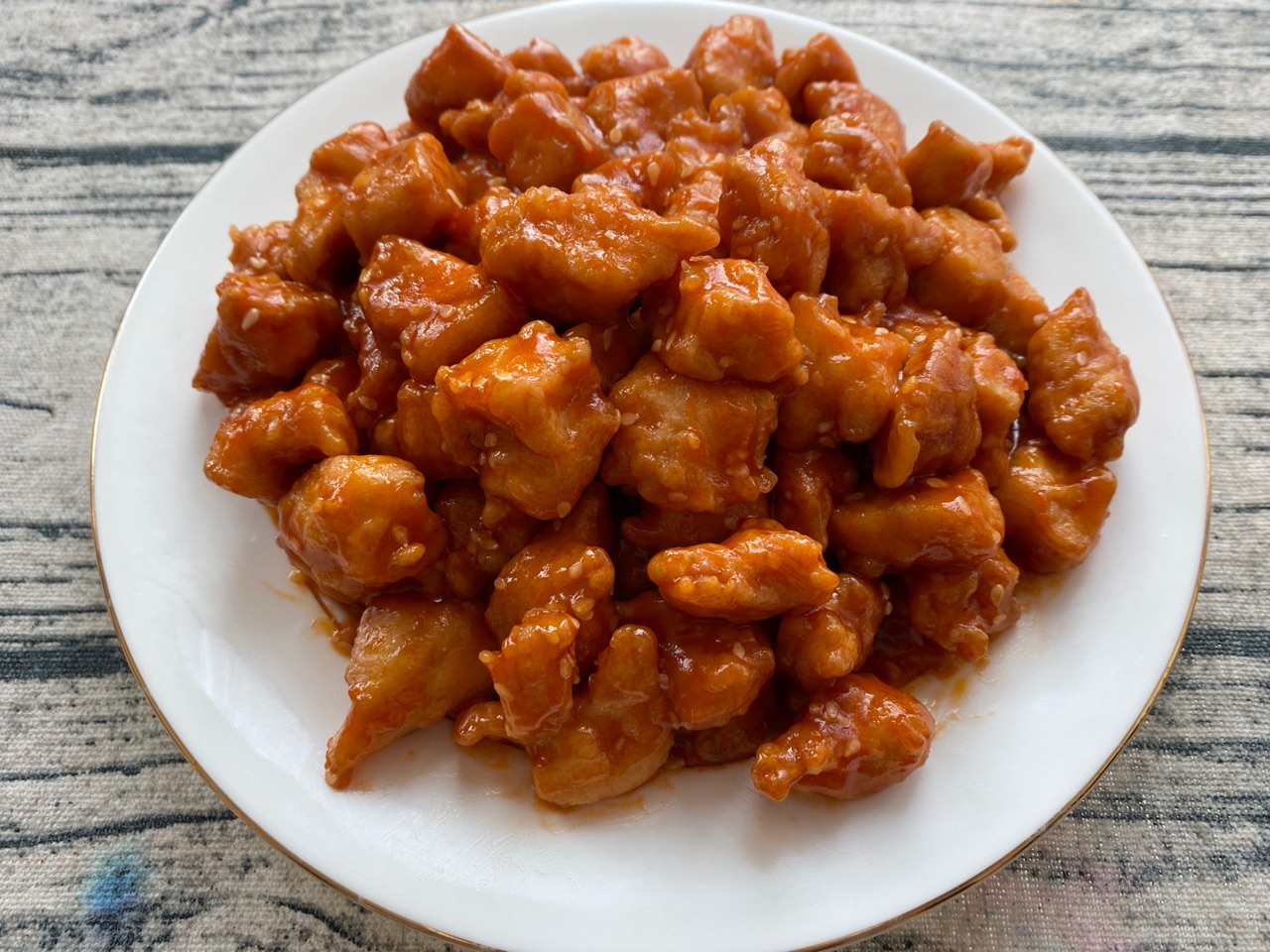 酸甜开胃的糖醋鸡块，外酥里嫩好吃到舔盘❗️