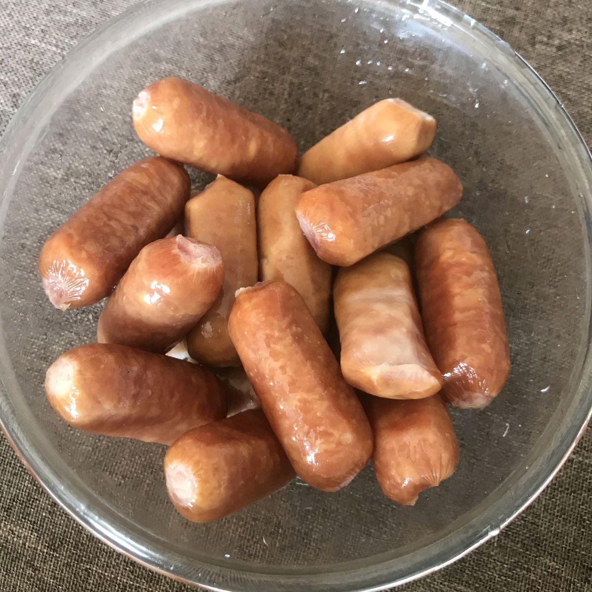 蒜香肠仔包（出炉秒光的小面包）
