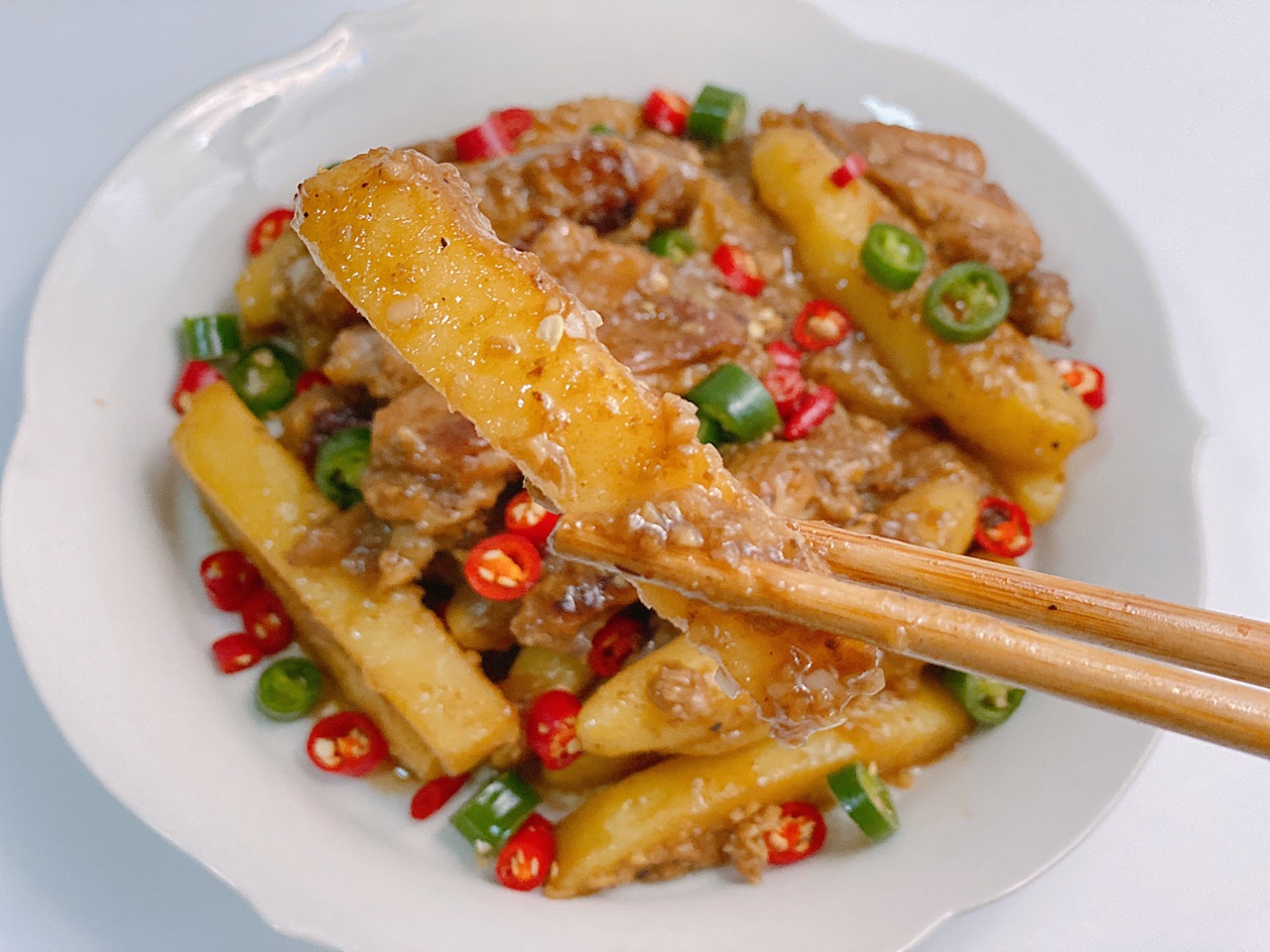 蒜香鸡翅土豆