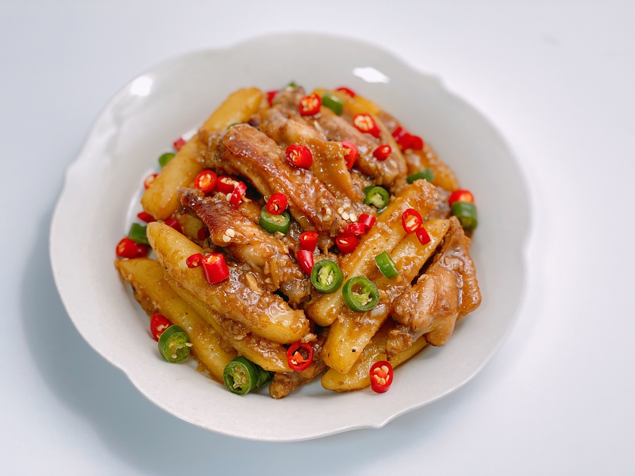 蒜香鸡翅土豆