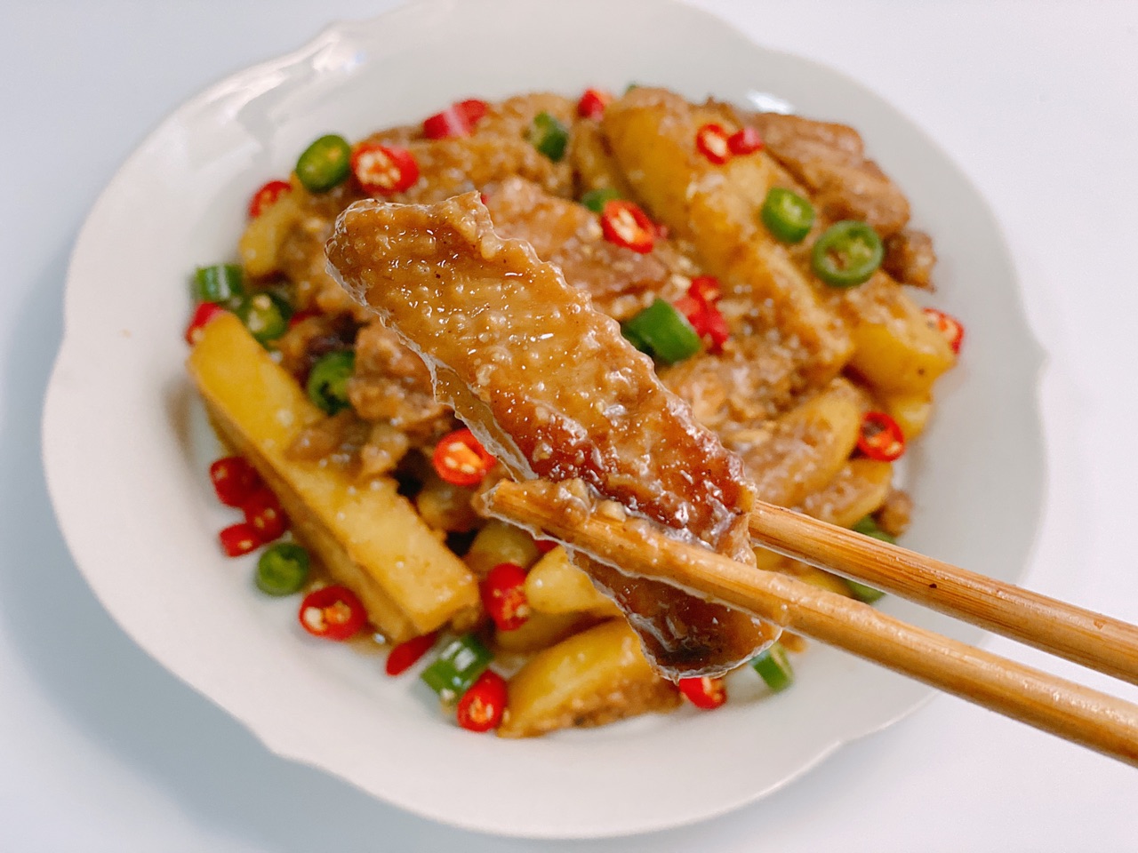 蒜香鸡翅土豆