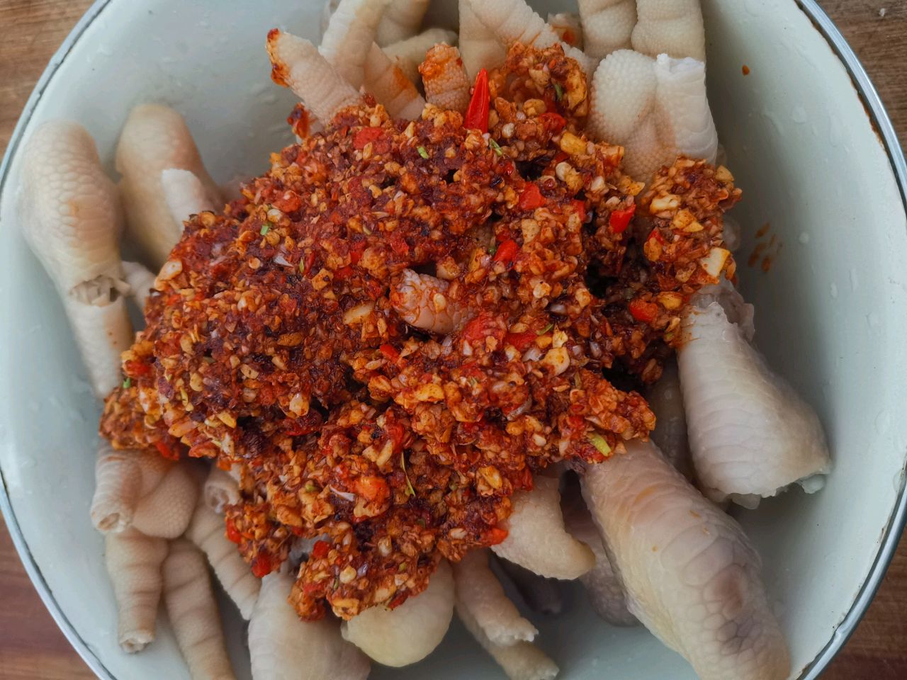 蒜香鸡爪