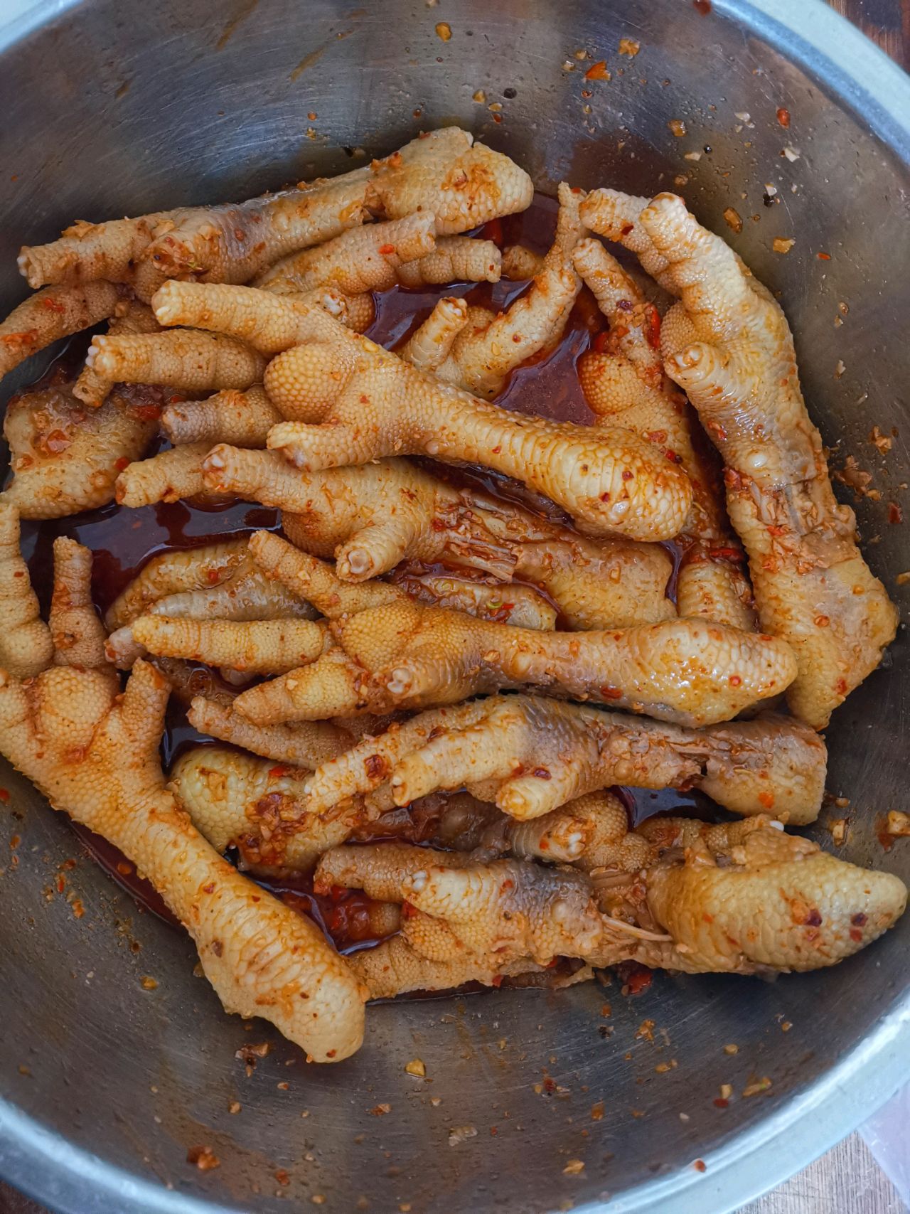 蒜香鸡爪