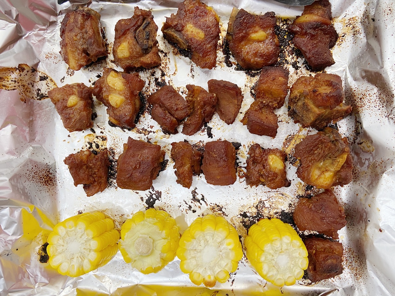 蒜香椒盐烤排骨