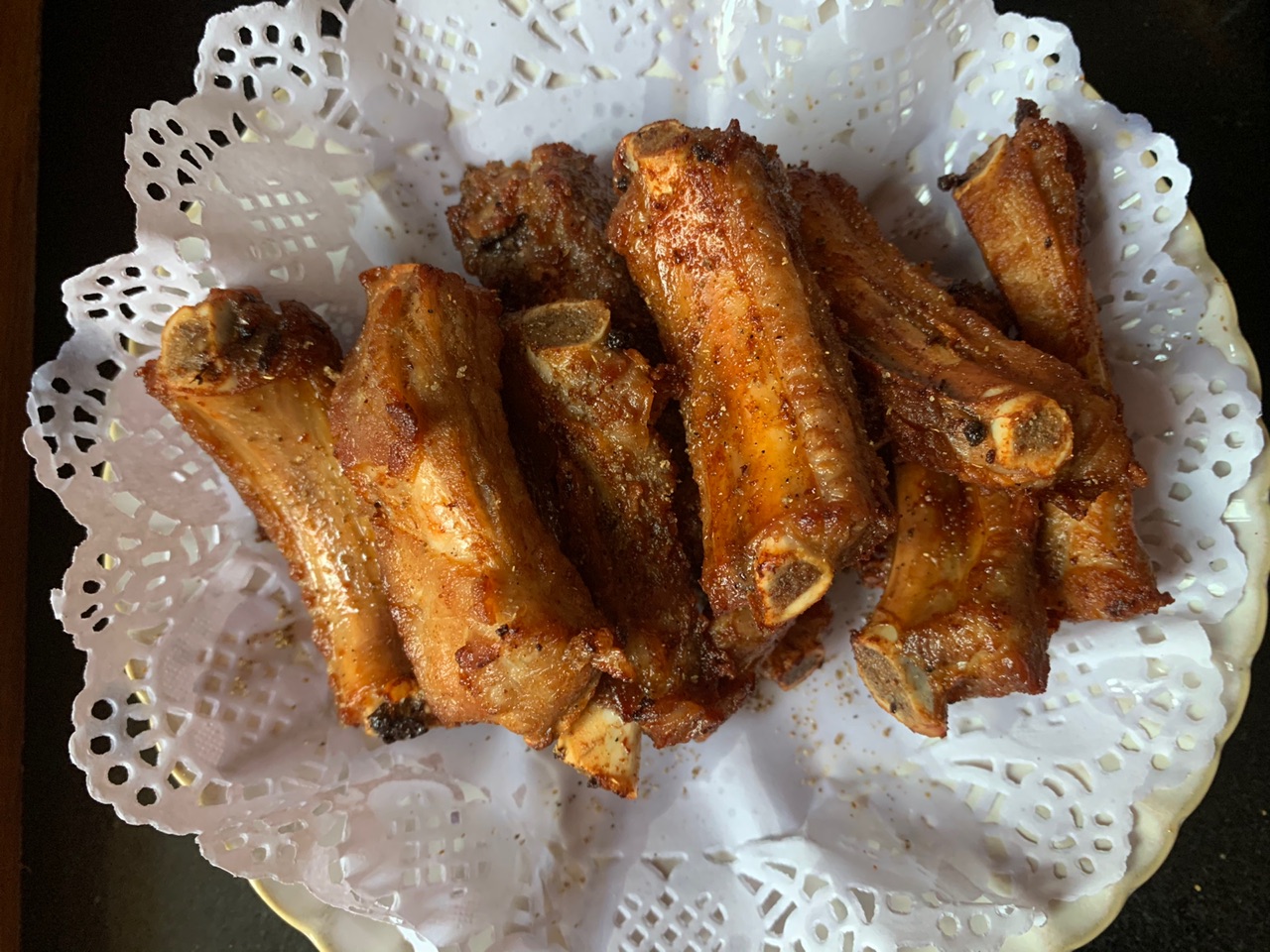 蒜香椒盐炸排骨