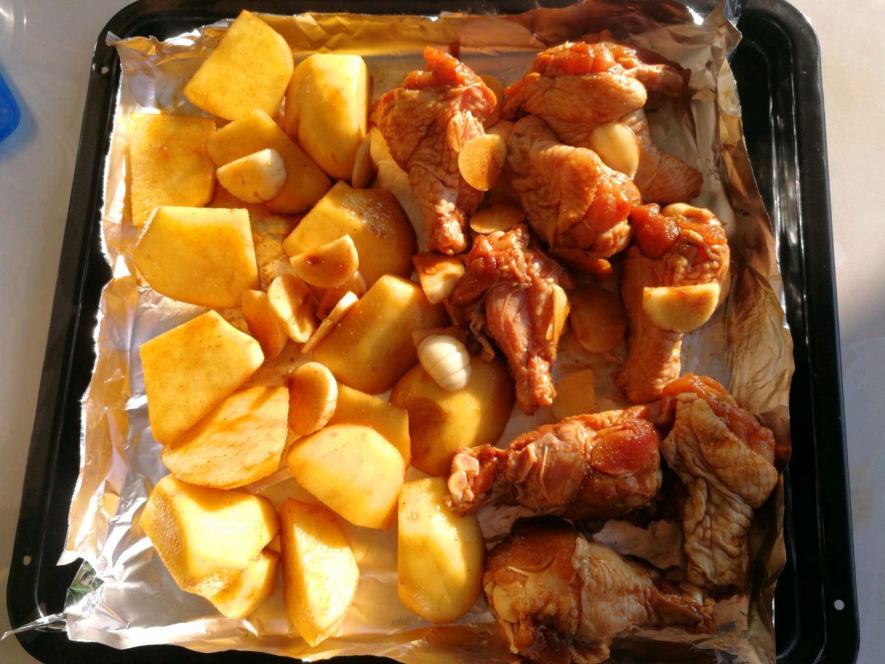 蒜香烤鸡翅根