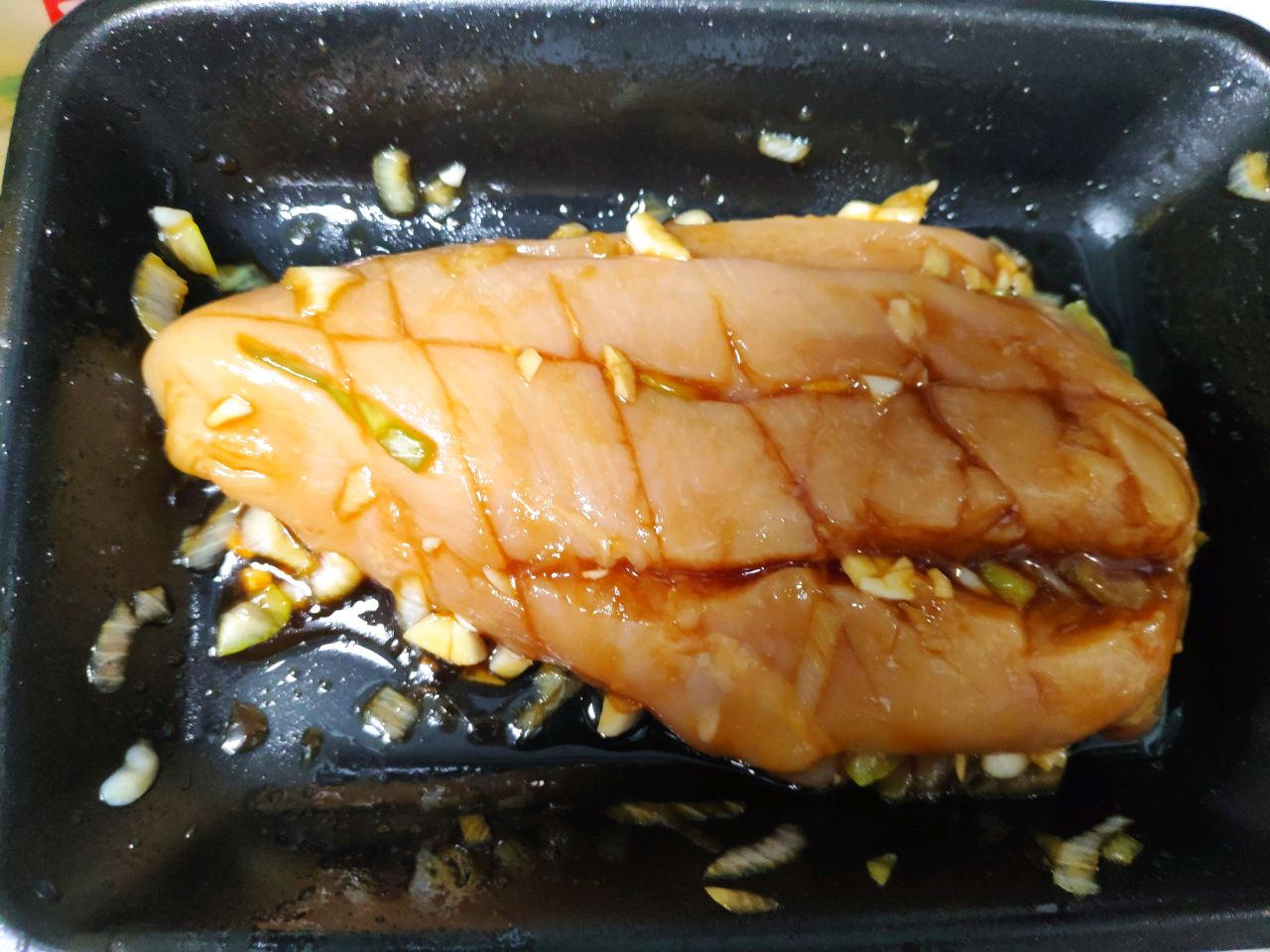 蒜香烤鸡排